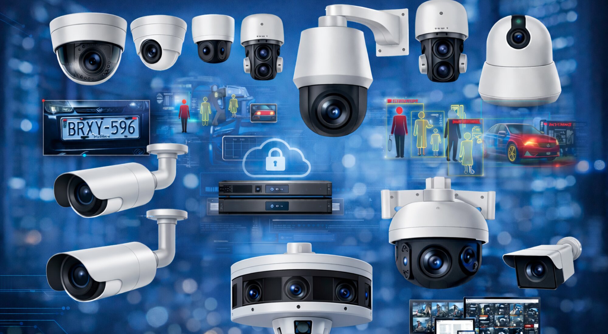 Site cameras reached from a mobile device