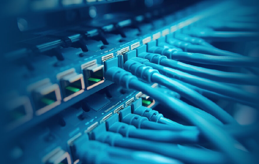 Structured cabling patch panel