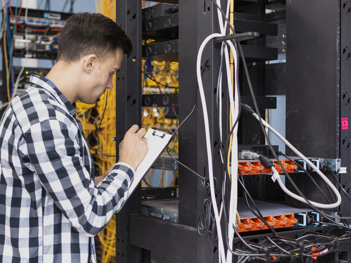 NetraClos engineer on site